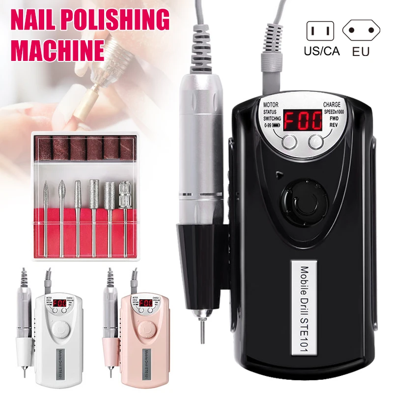 

Nail Polishing Machine Electric Nail Drill Machine Easy to operate Rechargeable Strong Polishing ManicureTools TY99