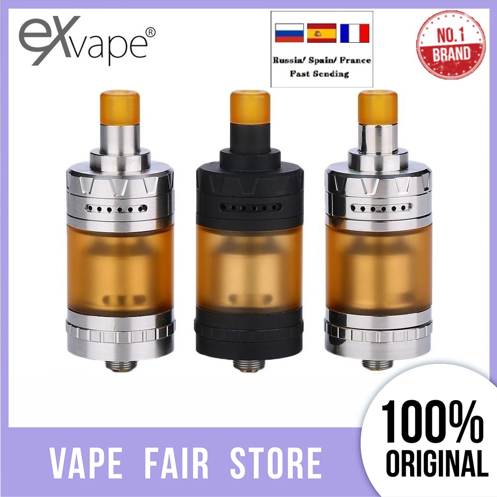Оригинальный Exvape Expromizer V4 MTL RTA с простой однокатушечной конструкцией и 23 мм Vape