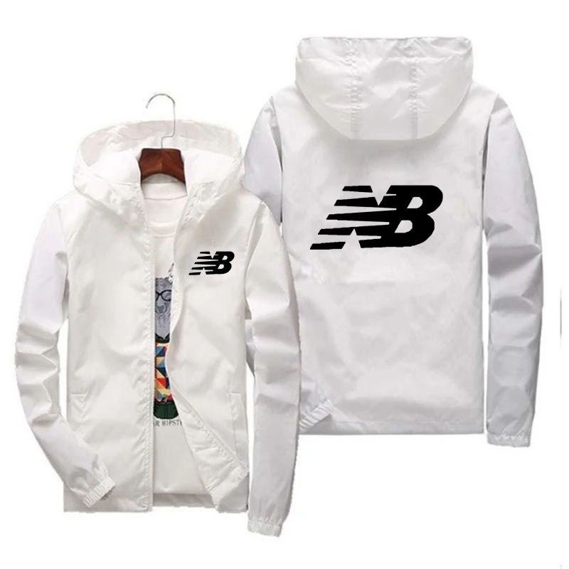 NB-Chaqueta de béisbol deportiva para hombre y mujer, chaqueta fina informal con cremallera de estilo hip-hop, 2021