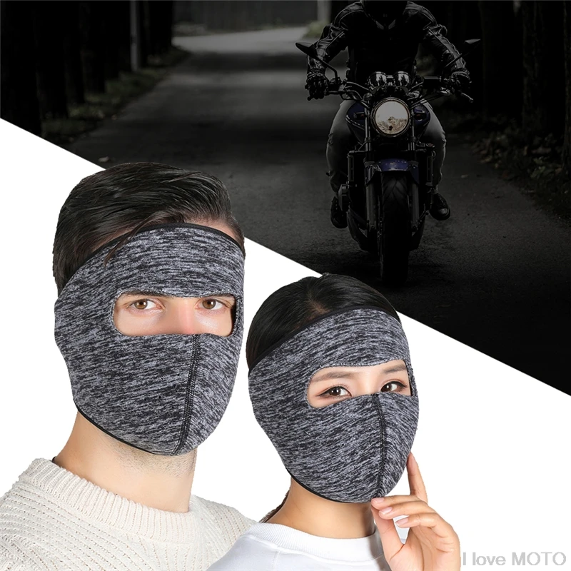 WOSAWE Winter Motorcycle Mask Fleece Thermal Keep Warm Face Protection Windproof Skiing Skating Snowboard Face Shield