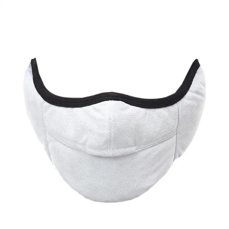 2 в 1 теплая маска для рта наушники дышащие уши защитный ветрозащитный намордник лицевая маска для верховой езды - Цвет: 1pc