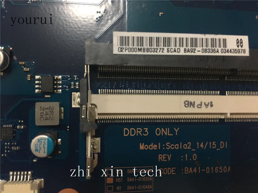 Yourui BA92-08336A BA92-08336B BA41-01650A материнская плата для samsung RV515 Материнская плата ноутбука DDR3 полностью протестирован