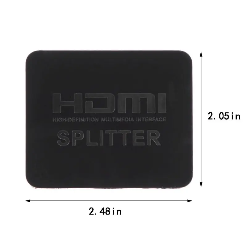 OOTDTY Мини Full HD 4K HDMI сплиттер 1x2 один в два из коммутатор адаптер с кабелем комплект