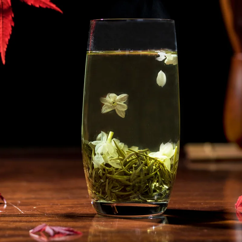 Chinese Jasmine Flower Green Tea Real Organic New Early Spring Jasmine Tea for Weight Loss Green Food Health Care