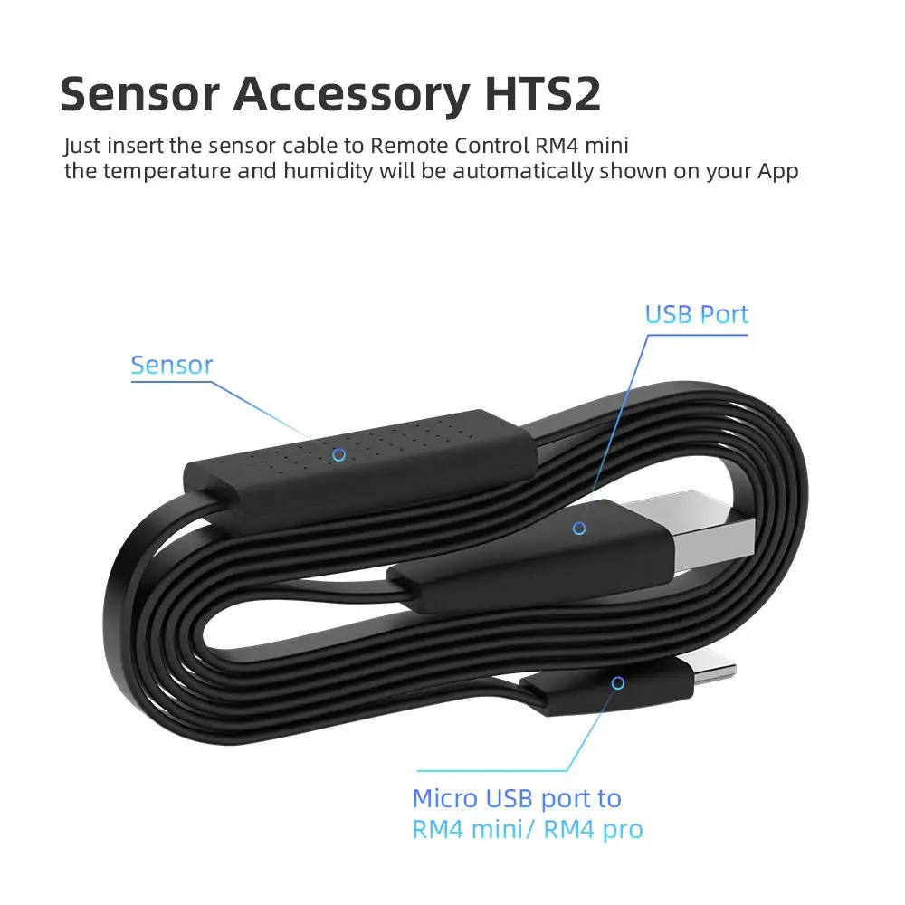 Аксессуар Broadlink HTS2 Sesnor Usb-кабель температурный контроллер Werken Met Rm4 Pro пульт