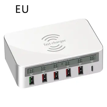 

QI Wireless Charger Fast Charging USB Charger For Samsung S10 For iPhone for Xiaomi Fast Charger HUB Charger