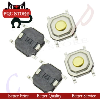 

100PCS/LOT 4*4*1.5mm Tactile Push Button Switch Tact Micro Switch 4-Pin 4x4x1.5mm SMD Push Button Tact Switch