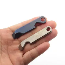 Titan Brecheisen EDC Werkzeug CNC Multi-Funktion TC4 Titan Legierung Flasche Opener Outdoor Tasche Multi Werkzeuge