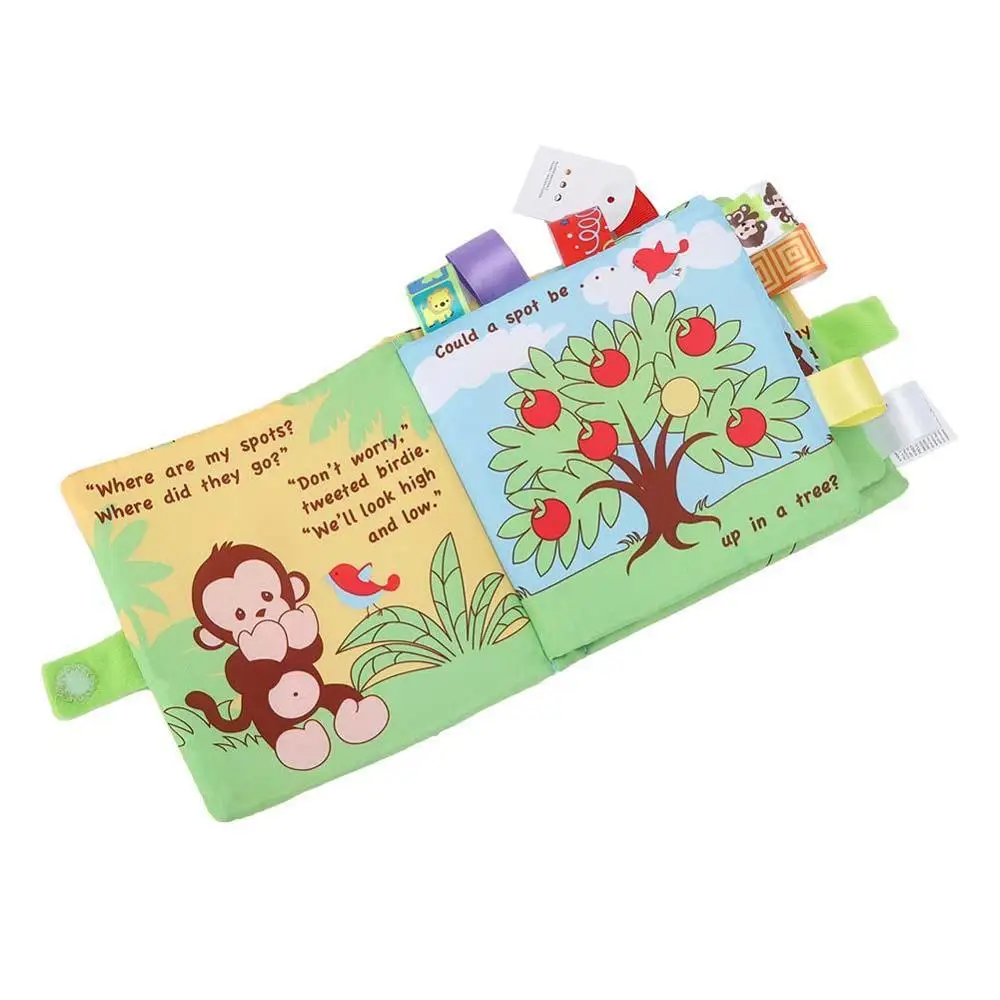 Книжка погремушка детская развивающая из мягкой ткани|Чтение| |