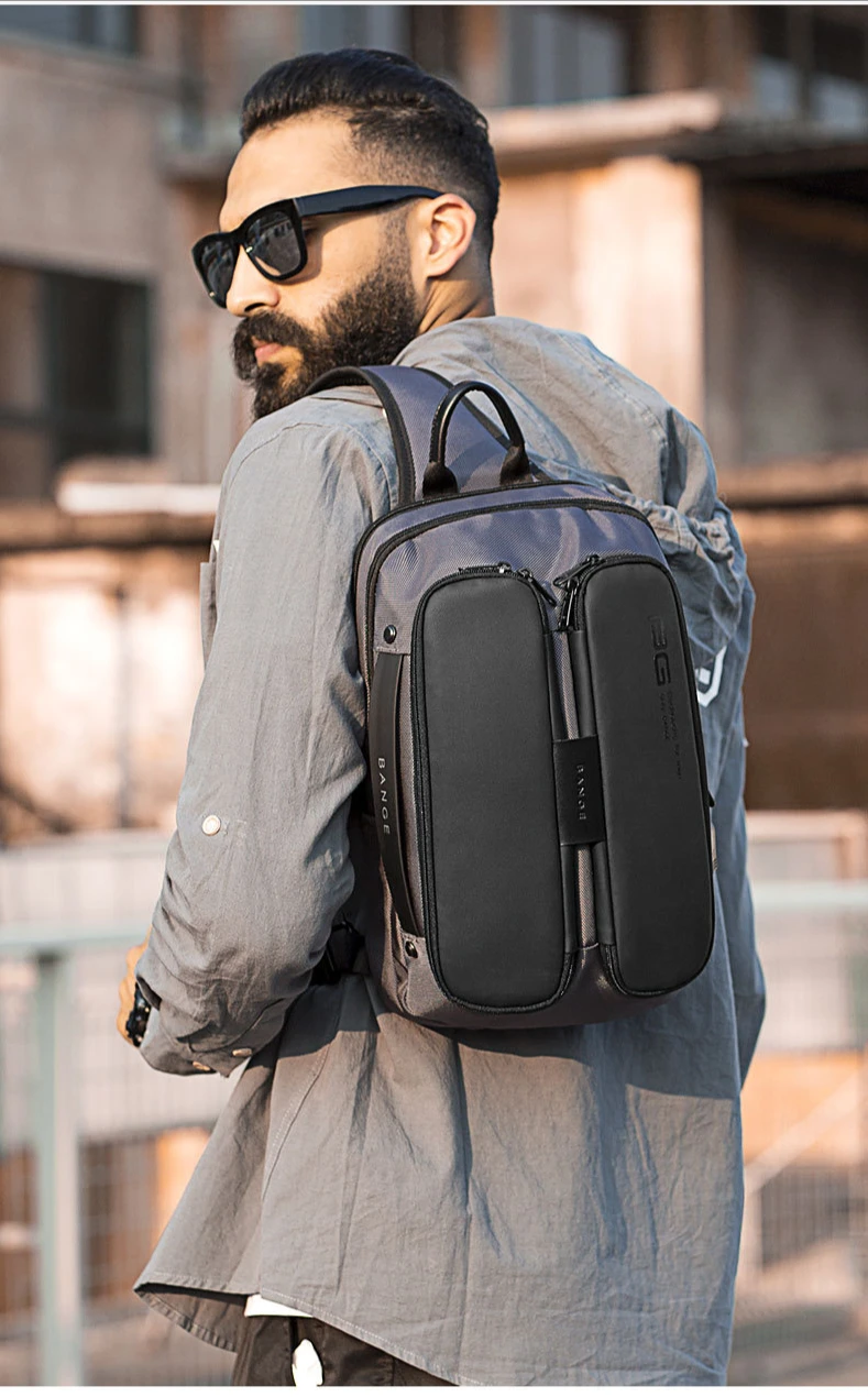 Bange BG-7079 USB Charging Crossbody Bag description image 5