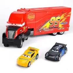 3 шт./setDisney Pixar Cars 3 Lightning Mcqueen Jackson Storm Cruz Mater Mack Uncle Truck 1:55 автомобиль из литого металла модель игрушка для мальчиков