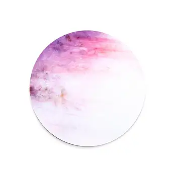 

Mouse Pad With Stitched Edge Premium-Textured Mouse Mat Waterproof Non-Slip Rubber Base Round Mousepad For Laptop Computer