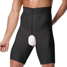 Высокая Талия Для мужчин Боди шейпер шорты утягивающая, компрессионная Body Shaper желудка корсет на живот нижнее белье, Для Мужчин's Shapewea# g35