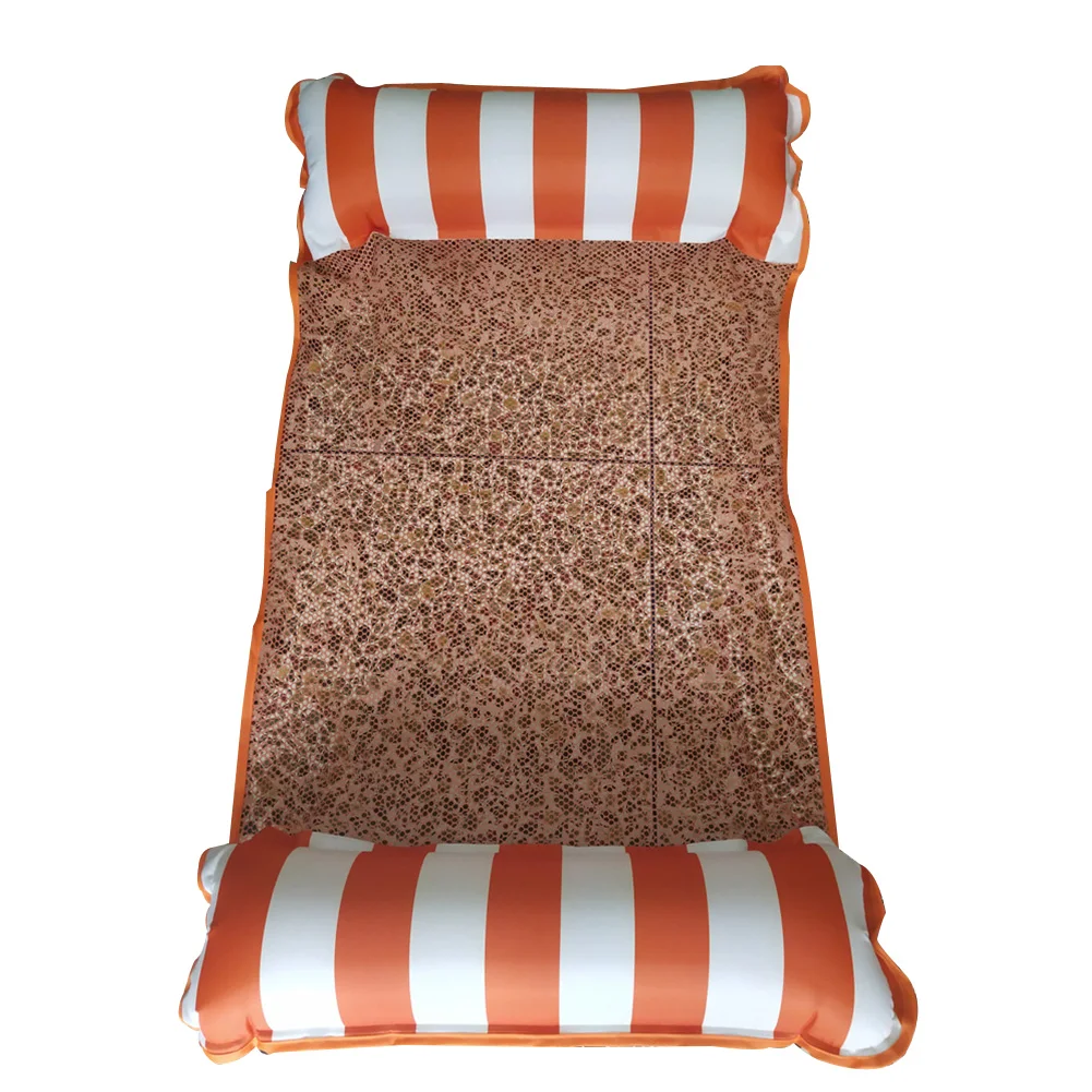 Кресло для отдыха многоцелевой складной плавающий открытый седло надувной гамак плавательный бассейн пляж надувной матрас вечерние Drifter - Цвет: Оранжевый
