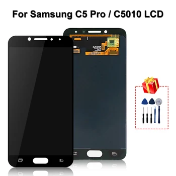 

Original For Samsung Galaxy C5 Pro C5010 LCD Display Touch Screen Digitizer Replacement Parts Super AMOLED For C5010 Display