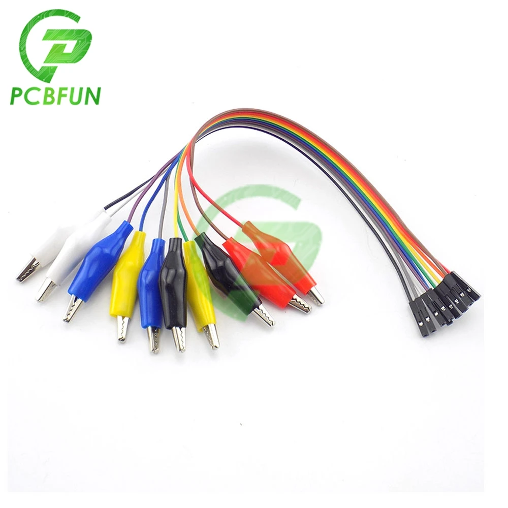 10x Test-Hook Clip For Logic Analyser Dupont Female Cable Arduino Raspberry UK! 