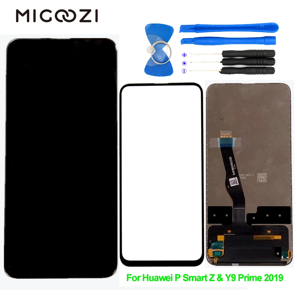 Новый для Hauwei Y9 Prime 2019 ЖК дисплей с сенсорным экраном дигитайзер сборка части huawei P