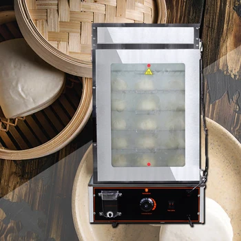 

220V electric heating automatic stainless steel commercial six-layer steaming machine steamed buns steamed bread cabinet