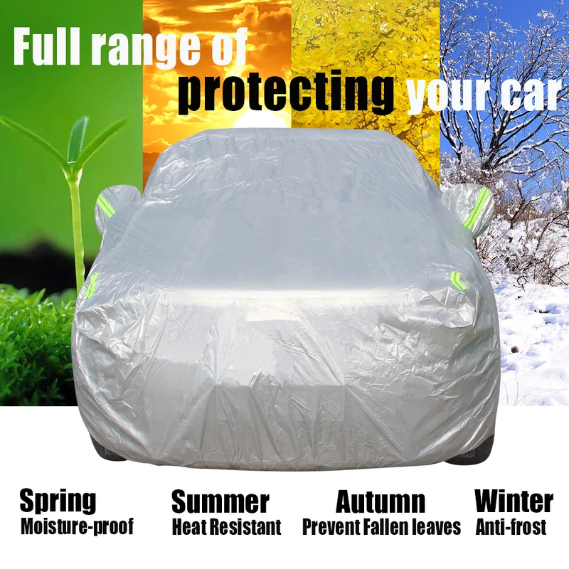 Full Car Cover For Citroen Berlingo Outdoor Anti-UV Sun Shade Rain Snow Ice Dust Protection MPV Cover