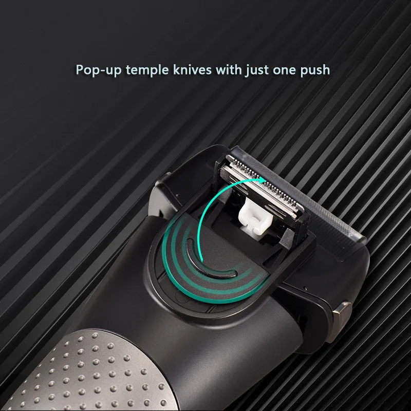 Electric Shaver Reciprocating Three-speed Adjustable Whole Body Washable USB Rechargeable