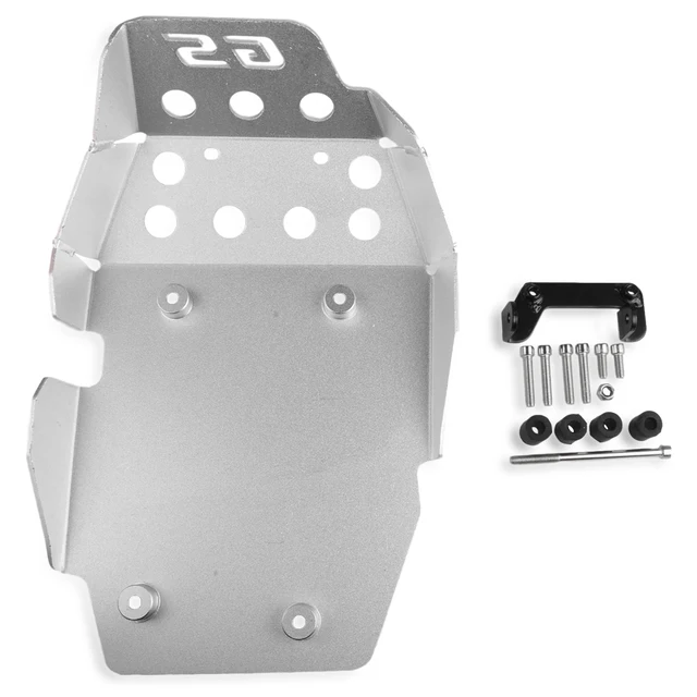 Motorcycle Accessories CNC skid plate bash frame guard FOR BMW F 650 700 800 GS ADV F650GS F700GS F800GS Adventure all years Silver
