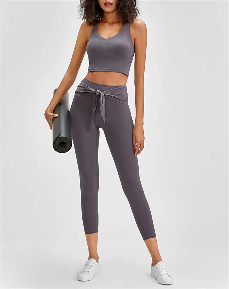 Lulu Fitness Tank Top Women Sports Support Sexy Tight Gym Yoga Vest Buttery Soft Weightless With Removable Chest Pad Custom Logo