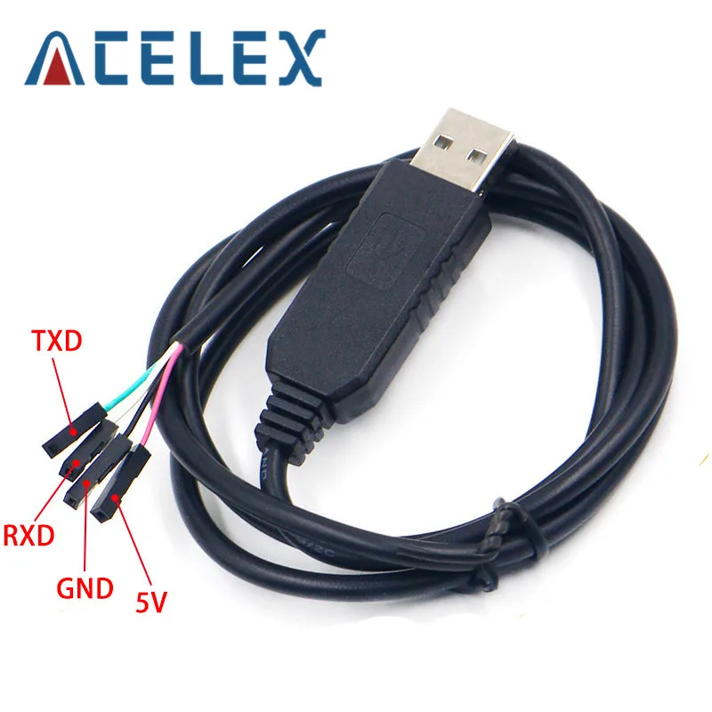 Умная электроника PL2303 PL2303HX USB к UART TTL кабель модуль 4 p pin RS232 конвертер