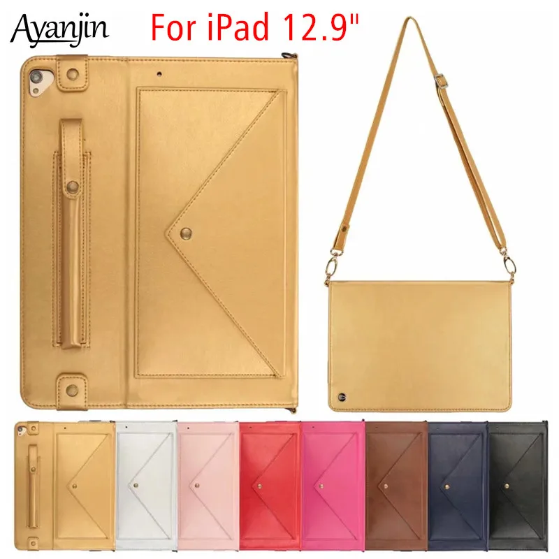 Чехол для Apple iPad 12,9 дюймов / с держателем для карандашей Мягкий силиконовый чехол из искусственной кожи для iPad pro 12,9 Чехол+ пленка для экрана+ ручка