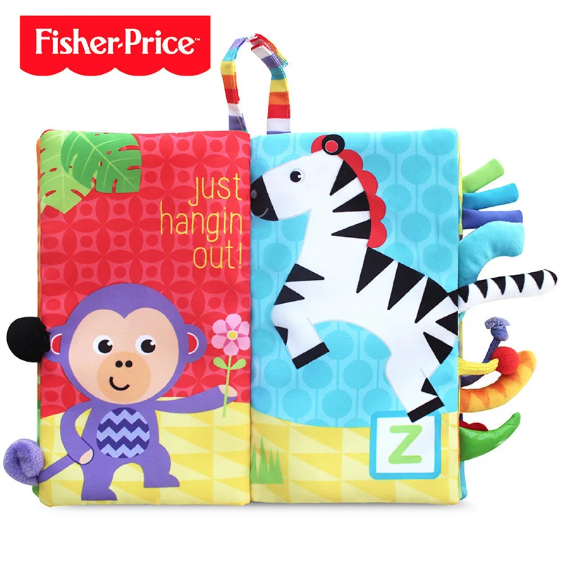 

F0850 Stereo Tail Cloth Book Baby Infant Early Childhood Educational Toy Tear Rotten 3-6 Month