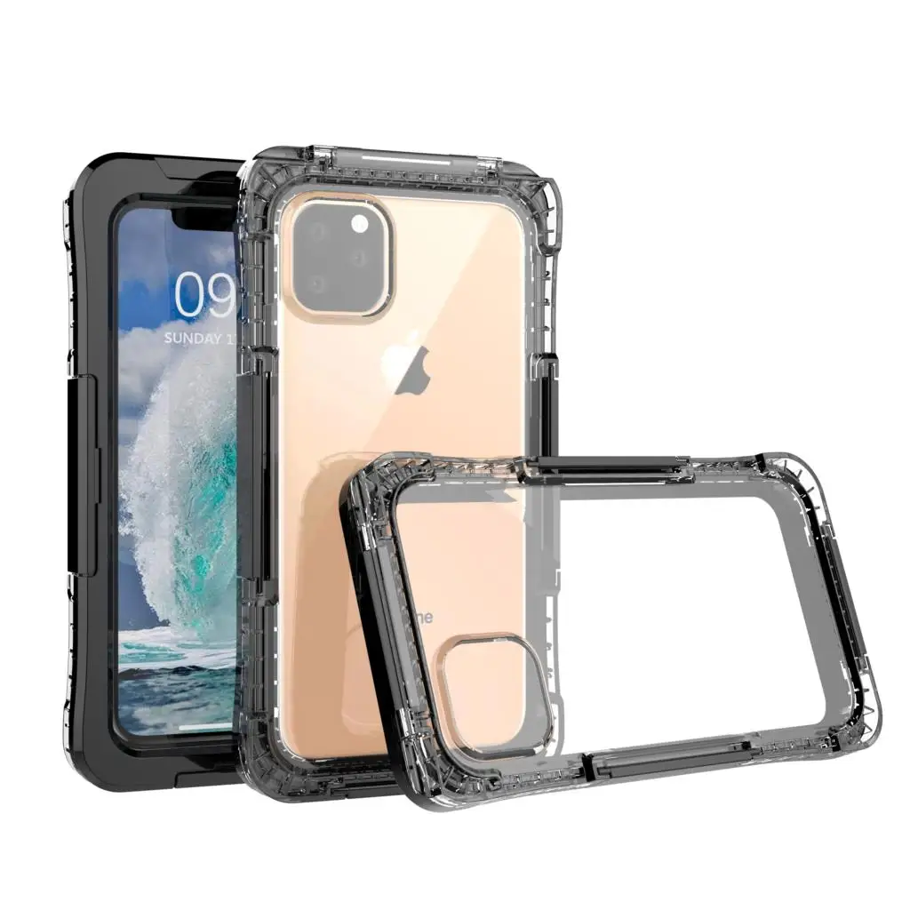 IP68 Водонепроницаемый чехол для телефона iPhone 11 Pro Max X XR прозрачный подводный чехол для iPhone XS Max 6 6s 7 8 Plus 5 5S SE чехол