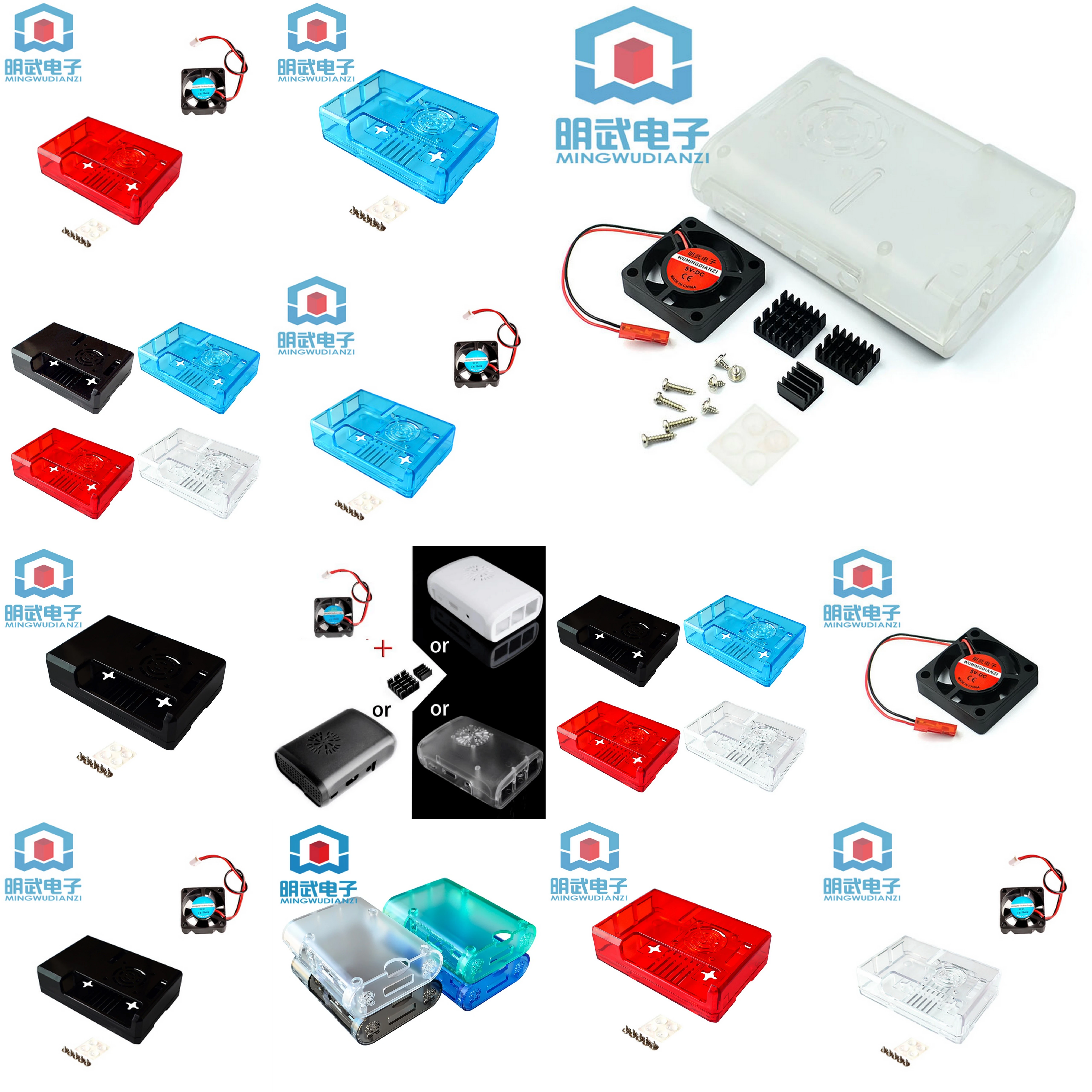 New!Pi Box ABS case for Raspberry Pi 3 Raspberry Pi 2 Model B 2pcs pure aluminum heat sink,Black Raspberry Pi 3!! New!Pi Box ABS case for Raspberry Pi 3 Raspberry Pi 2 Model B 2pcs pure aluminum heat sink,Black Raspberry Pi 3!!