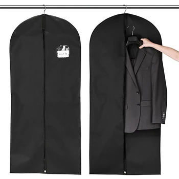 

Thick Non-woven Material Large Size For Wedding Dress Dust Cover Protector Bag Dustproof Can Be Custom Size Color Printed LOGO
