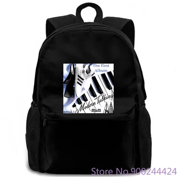 

Modern Talking - The 1st Album, album cover, DTG (WHITE) Straight women men backpack laptop travel school adult
