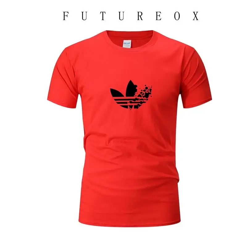 Men's New 100% Cotton Fabric Loose Fashion Comfortable Skin-Friendly T-Shirt Multi-Color Optional For a Variety Of Skin Color Men's New 100% Cotton Fabric Loose Fashion Comfortable Skin-Friendly T-Shirt Multi-Color Optional For a Variety Of Skin Color