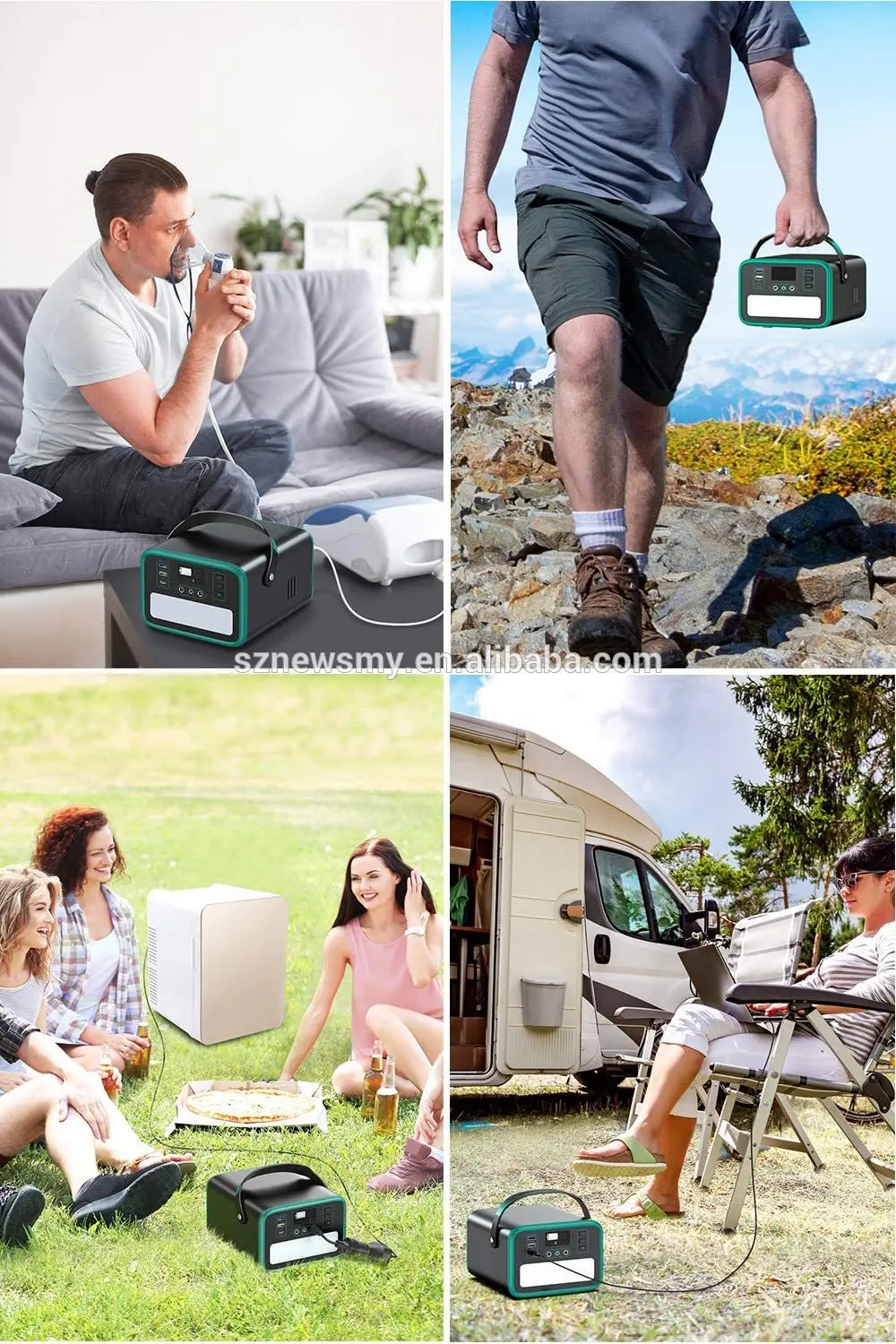 portable power bank 100800mAh 310W Solar Generator Portable Power Station with 220V 110V Output AC outlet,DC