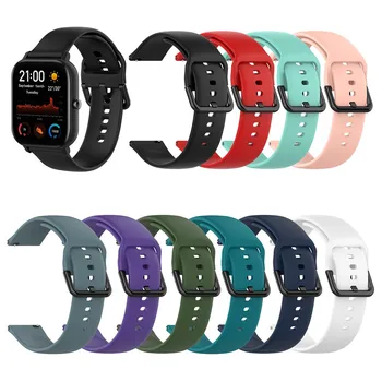 

for Huami Amazfit GTS Sport Soft Silicone Replacement Watch Band Wrist Straps Wristbands Straps Bracelet Watch Accessories