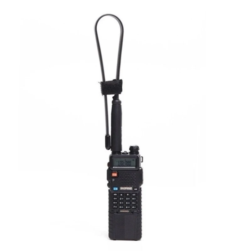 CS тактическая антенна SMA-Female Двухдиапазонная VHF UHF 144/430Mhz Складная для Baofeng UV-5R UV-82 UV5R для Pofung Uv82 рация