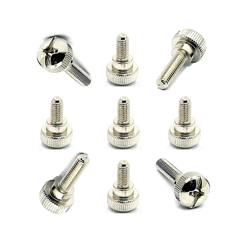 

M4/5/6 Hand tighten screw knurled head screws adjustment 8mm-14mm Length For 2020 Aluminum Profile