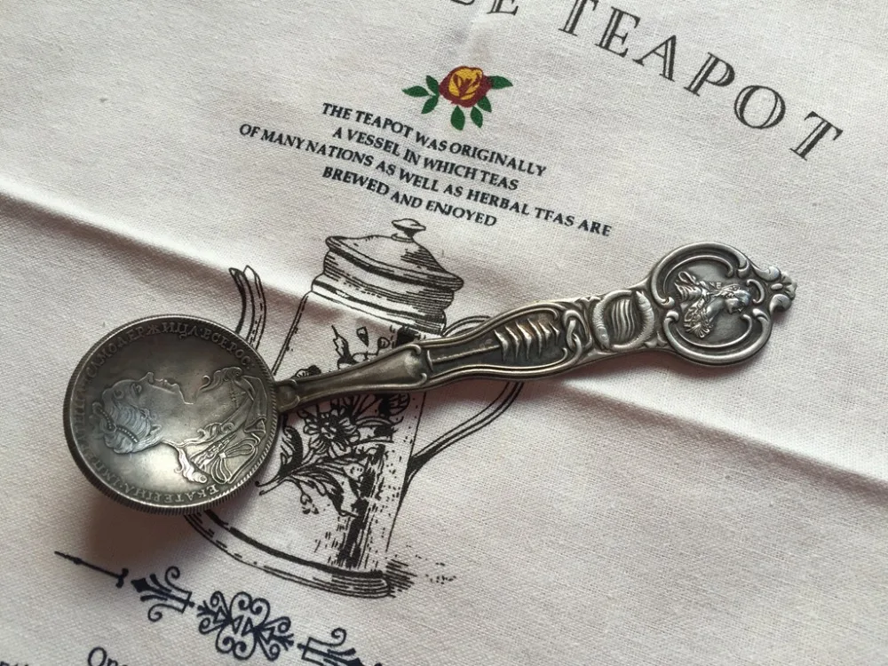 1700s российские монеты ложки