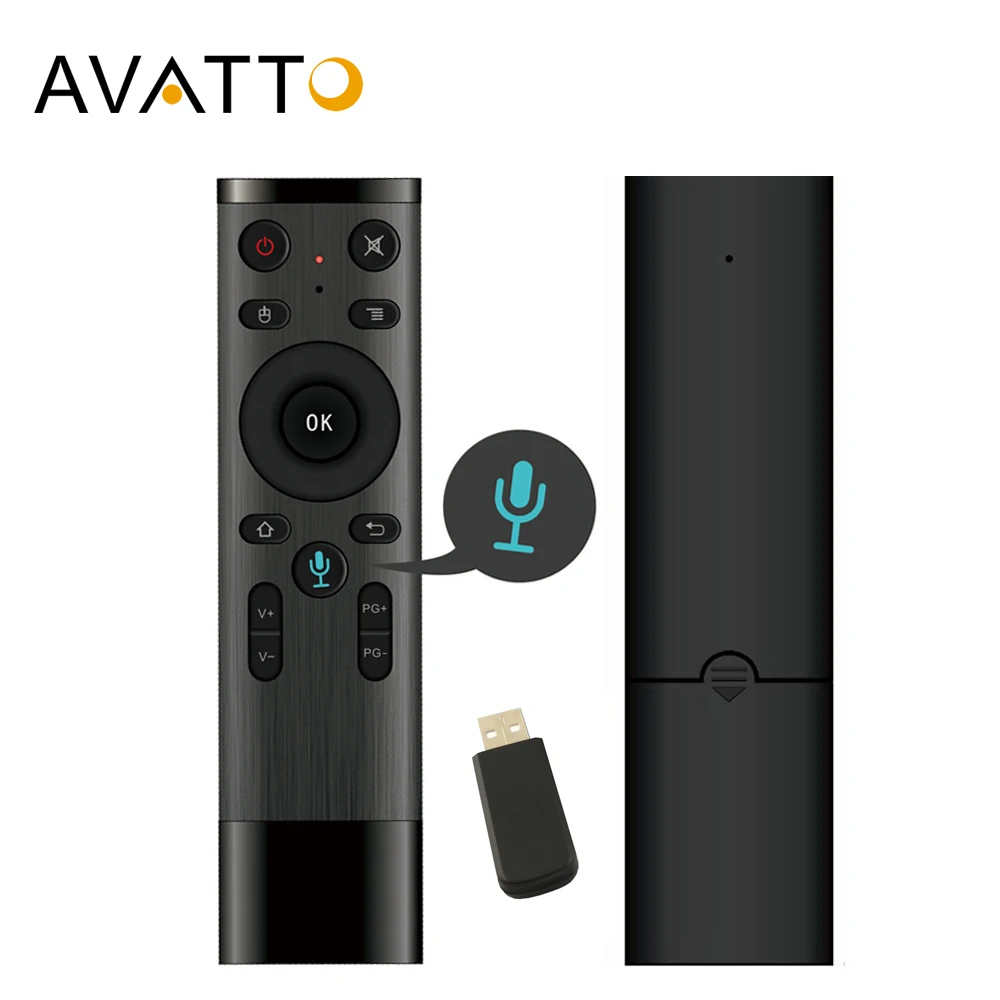 AVATTO Q5 Голосовое управление воздушная мышь Fly Air для игр с гироскопом 2 4 ГГц