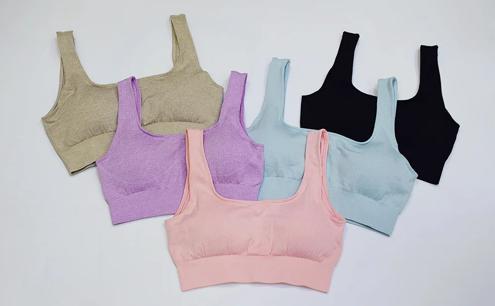 

Seamless Gym Fitness Bra Workout Yoga Bra Shockproof Sports Tops Push Up Underwear Sujetador deportivo para mujer Sports Bra