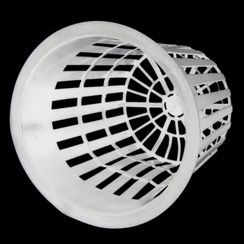 

Round Garden Flower Practical Plastic Vegetables Mesh Growth Hydroponic Nursery Plant Basket