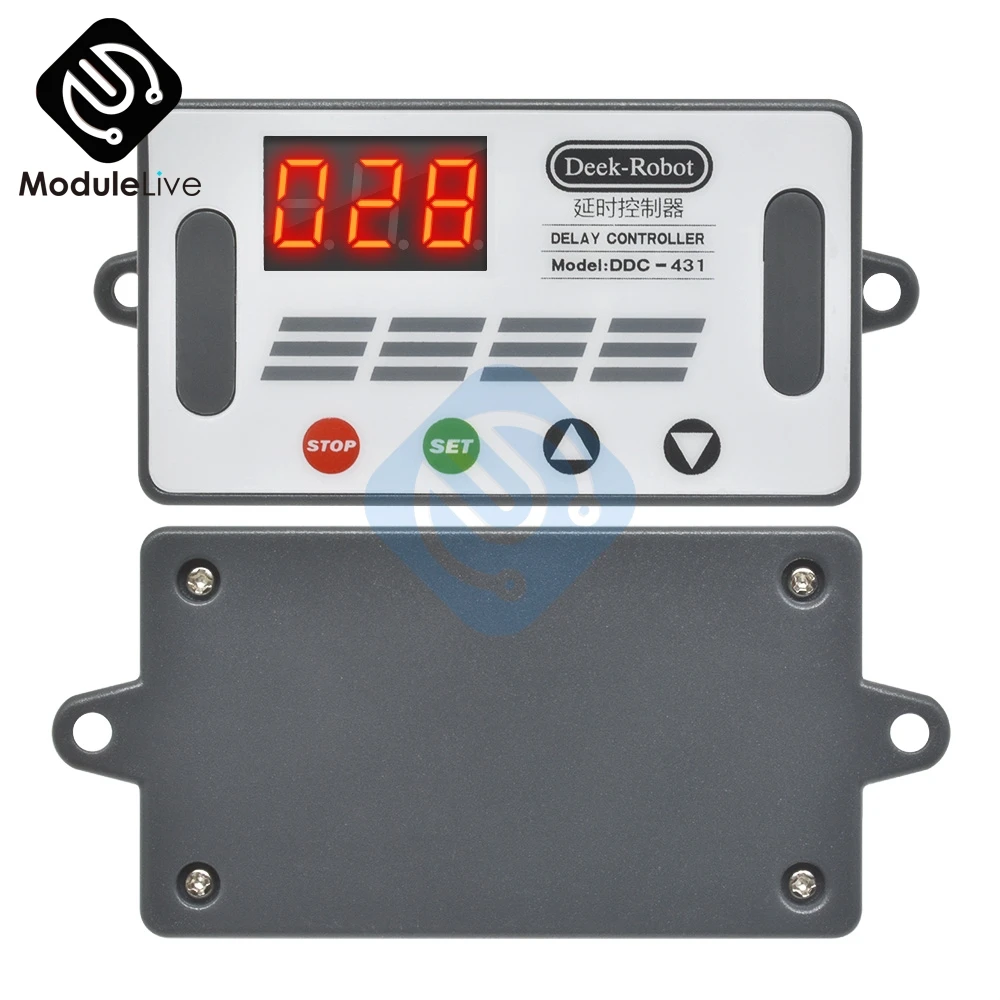 DDC-431 DC 6-30V Micro USB цифровой светодиодный дисплей Автоматизация таймер задержки цикла управления выключения рели временной задержки 6V 9V 12V 24V