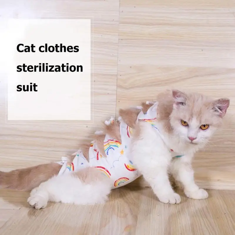 

Cat Sterilization Surgery Clothing Postoperative Anti-bite for Female Cats Breathable Cloth Pet Care Pet Surgery Supplies