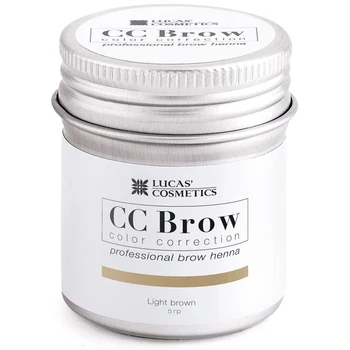 

Henna for eyebrows CC Brow, in a jar, light brown, 5 gr