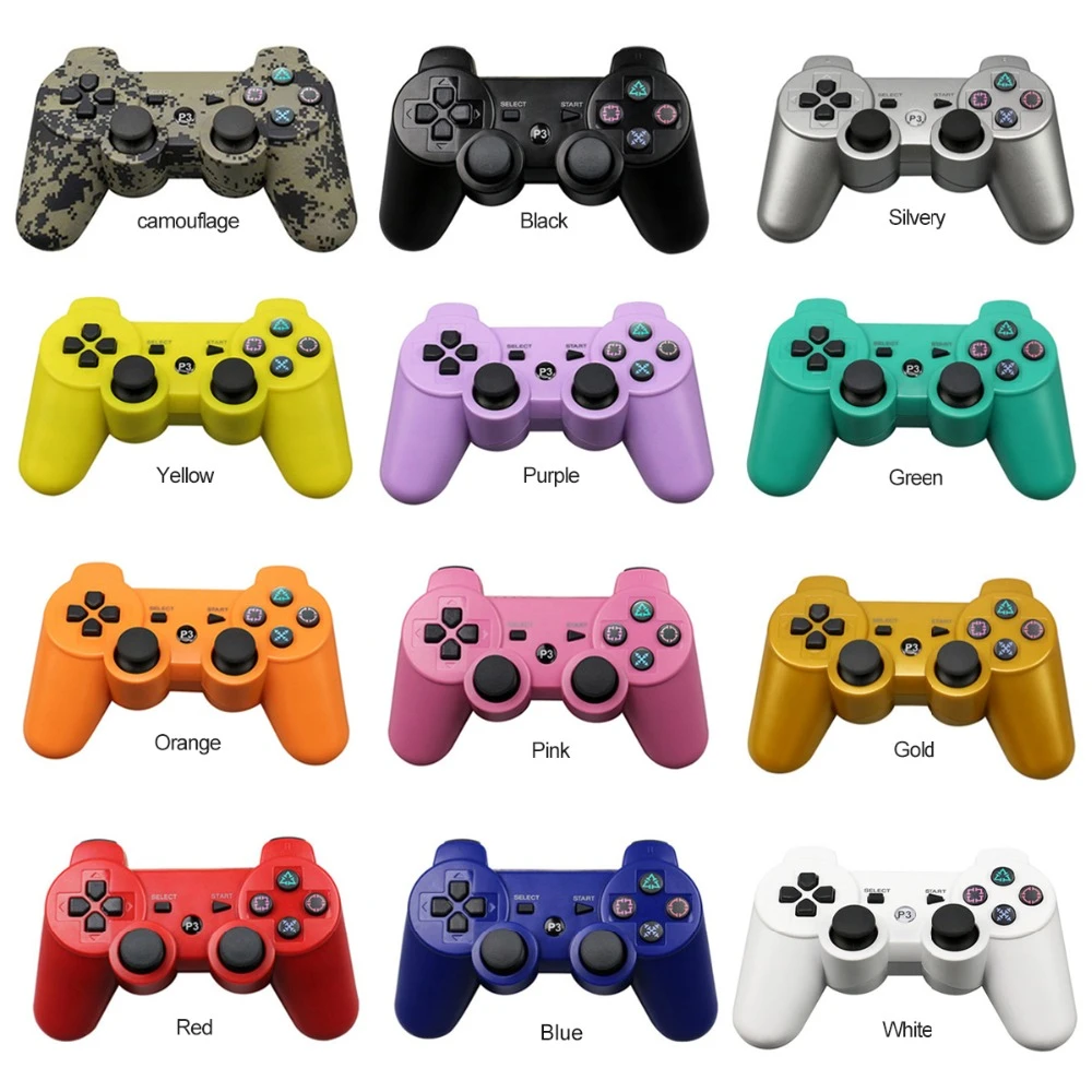 OWLLON For PS3 Wireless Bluetooth Game Controller 2.4GHz 7 Colors For SIXAXIS Playstation 3 Control Joystick Gamepad r25
