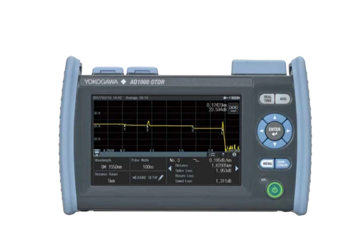 Japan Otdr волоконно оптический тестер YOKOGAWA OTDR AQ1000 ручной фотометр 1310/Нм 32/30дБ OTDR|otdr