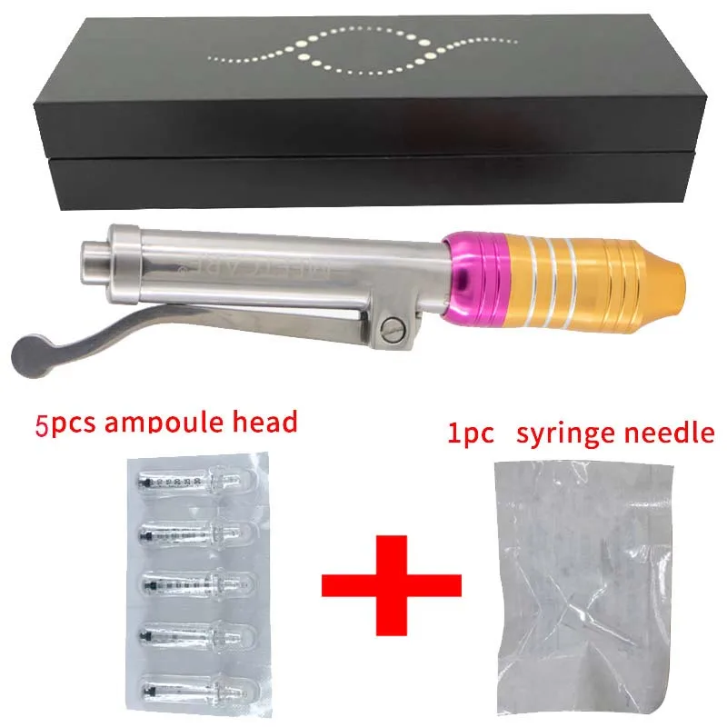 pen 5head 1needle Гиалурон Peh с высоким давлением гиалуроновой кислотной ручкой для анти морщин лифтинга губ распылитель гиалуроновой пистолет красота устройство уход за кожей - Номер модели: pen 5head 1needle