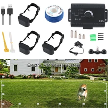 1-111 Dog Wireless Electric Fence Pet Shocked Training Collar USB Rechargeable Electronic Pet Fence Containment System