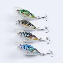 

Fishing Lures 5cm/6.2g painted bionic bait . Minow insect floating bionic bait
